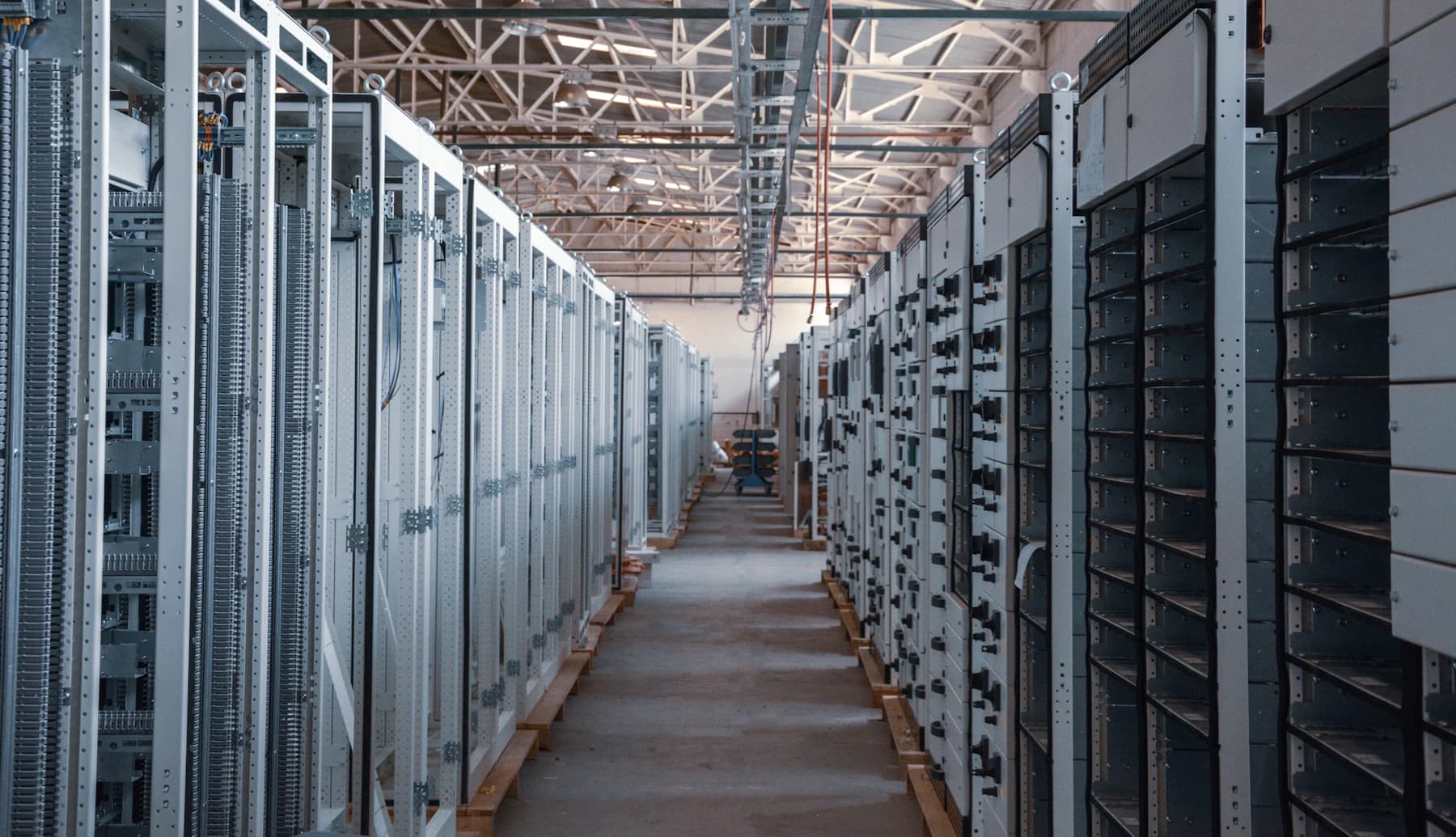 Data-centre infrastructure representing Texora's secure operating model