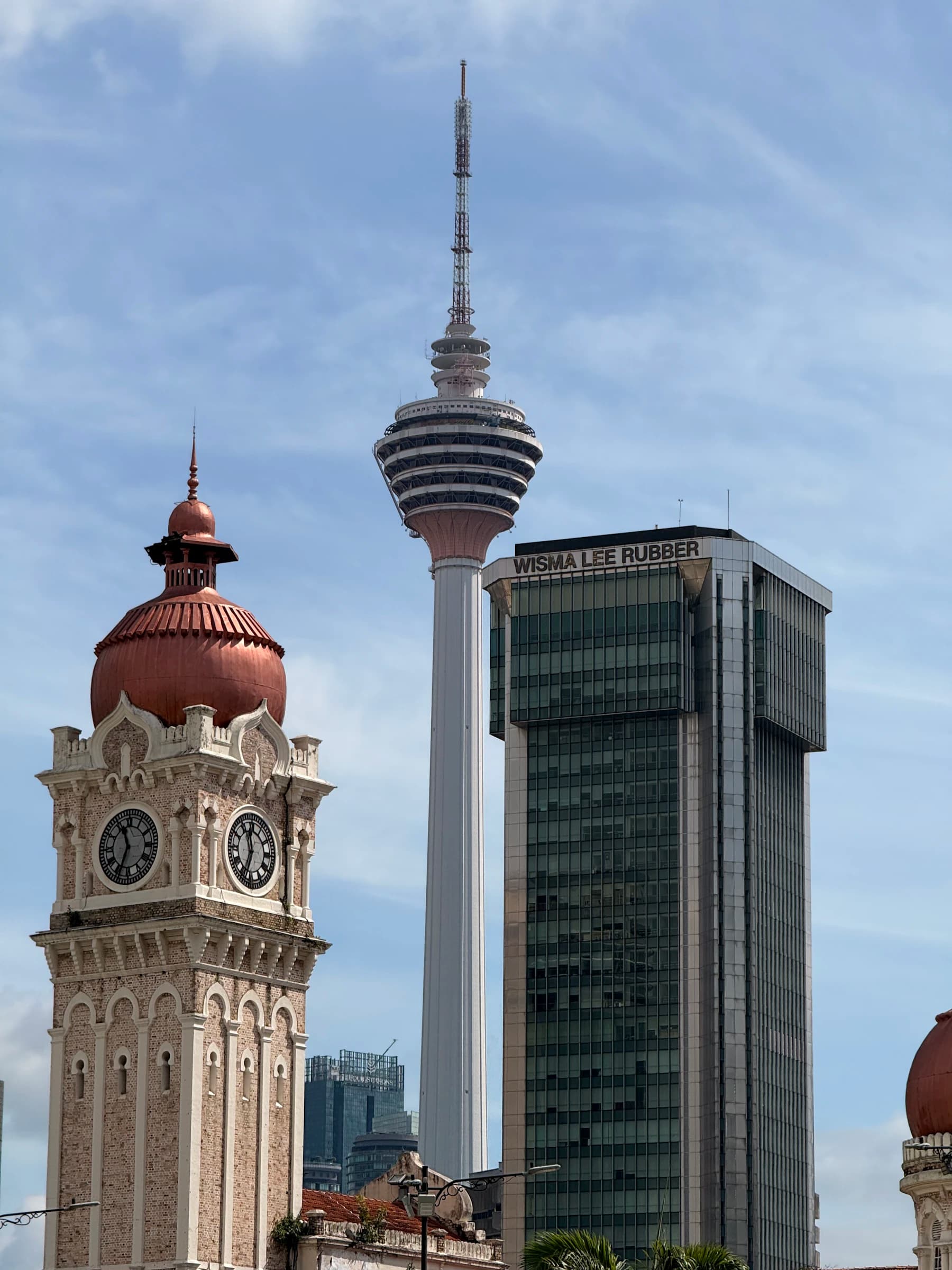Kuala Lumpur skyline in Malaysia